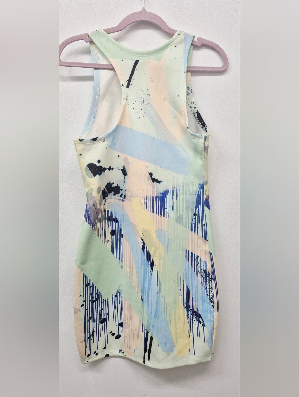 🌼5/$20 ZARA BODYCON DRESS PRINTED SLEEVELESS SIZE MEDIUM - Picture 6 of 8